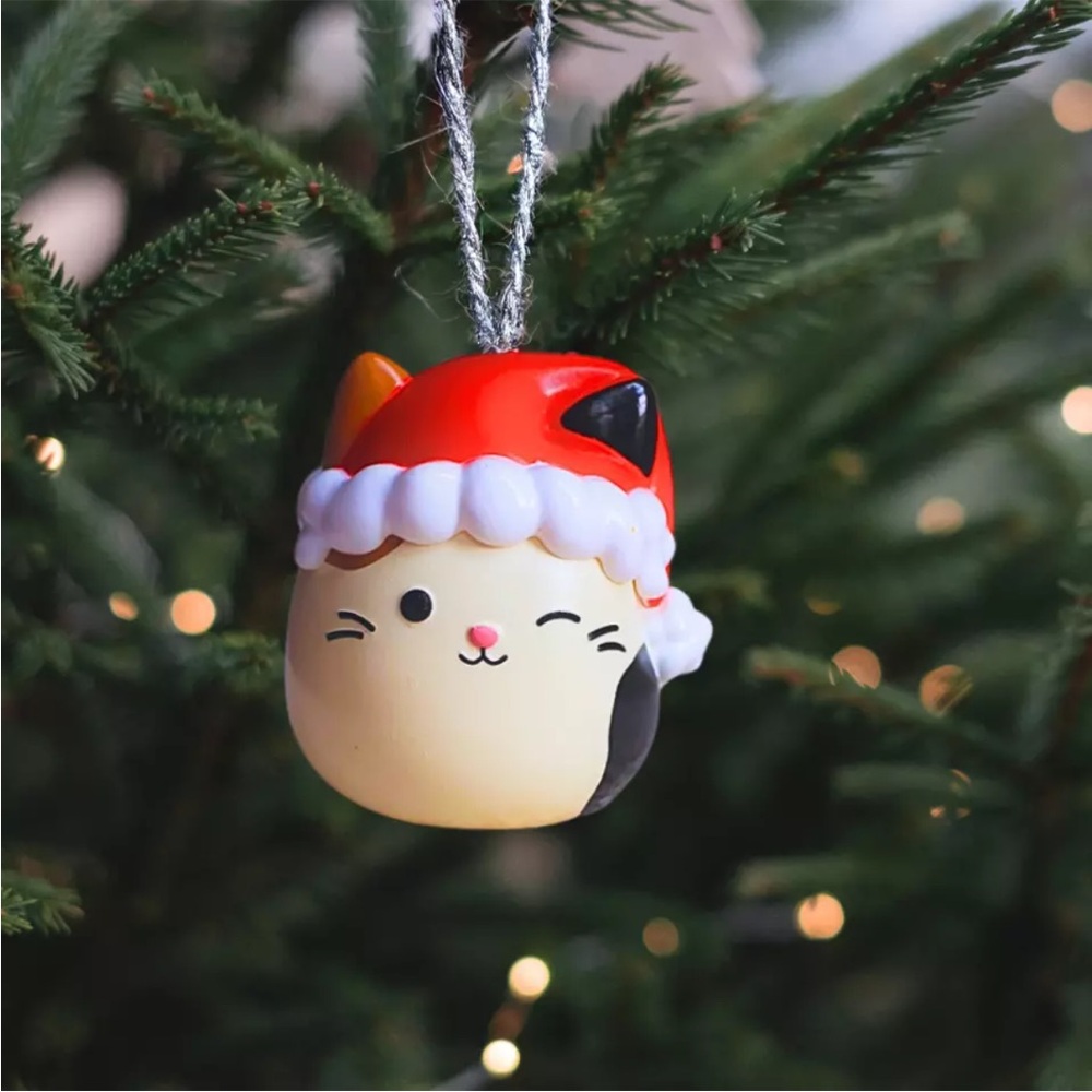 Squishmallows Christmas Decorations Cam the Cat Tree Ornament Kurt Adler Holiday